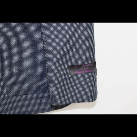 Ted Baker Endurance Blazer Men 40L Wool Suit Jacket Sport Coat - Picture 4 of 9